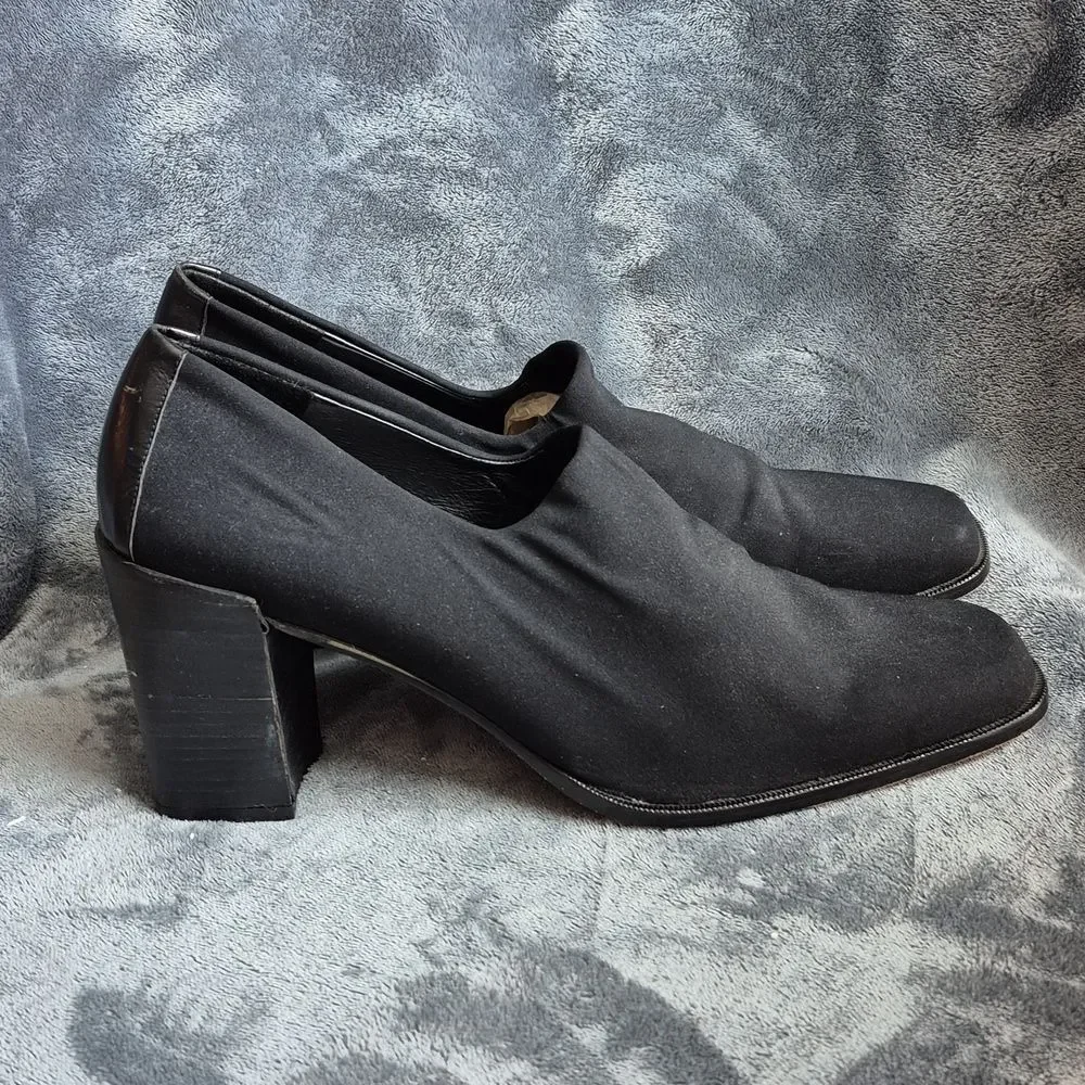 Donald J Pliner IDA Women's 11M Black Chunky Heel